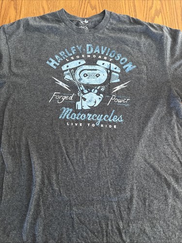 Harley Davidson Legendary Motorcycle Shirt Biker Built XXL New Bern NC Mechanic