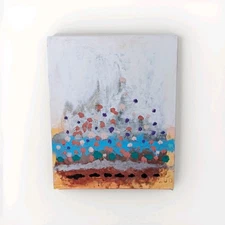 Dot multicolor acrylic & ink "Under the Sea" #004 Limited 1/1 Series (7) signed