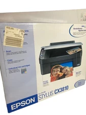 Epson Stylus CX3810 Color Inkjet All Purpose All In One Printer New SEALED