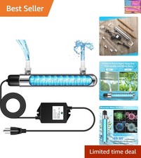 Compact 12W Stainless Steel UV Light   Effective Algae Removal for Ponds