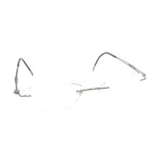 Silhouette 5227 40 6056 Titanium Green Rimless Eyeglasses Frames 17 135 Austria