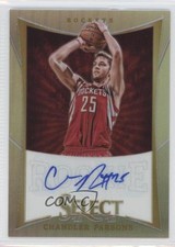 2012-13 Panini Select Silver Prizm 5/199 Chandler Parsons #211 Auto i2b