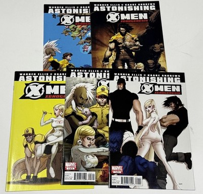 ASTONISHING X-MEN XENOGENESIS # 1-5 SET Direct Edition