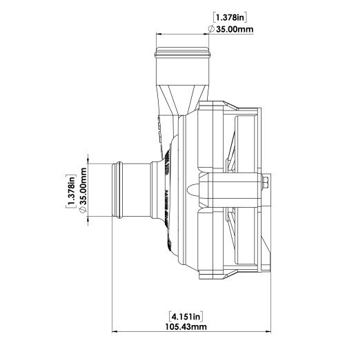 Davies Craig 8009 EWP80 Alloy Remote Electric Water Pump Kit 23.8 gallons / min - Picture 7 of 7
