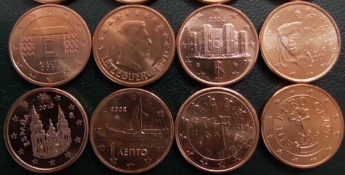 Europa - Monete Euro 1 Centesimo di 16 Paesi - UNC - Foto 4 di 5