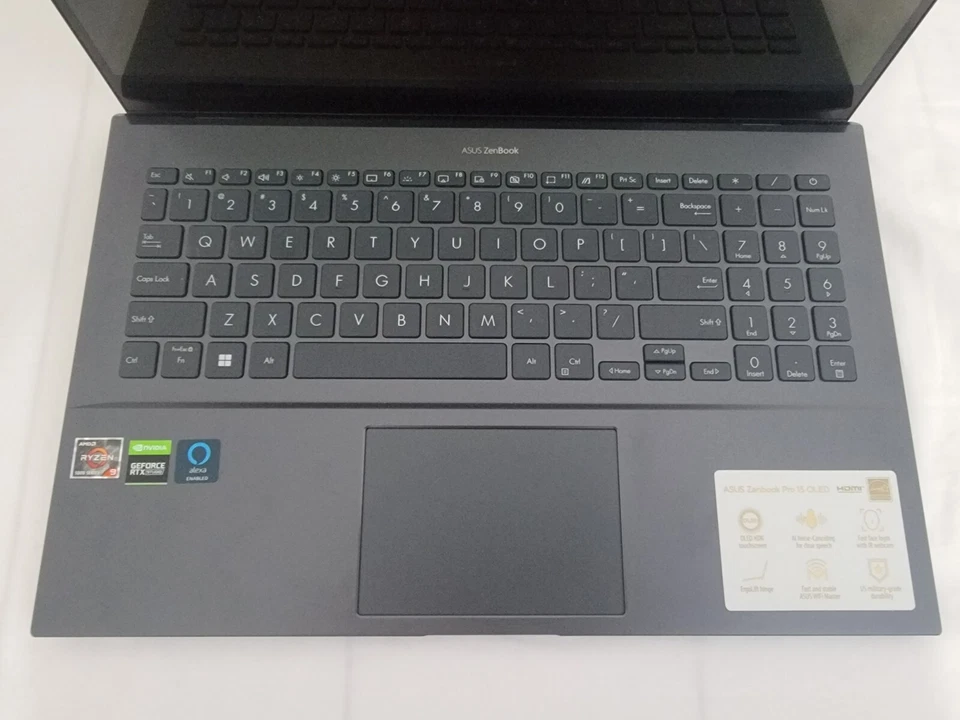 Asus ZenBook Pro 15.6'' (RTX 3050 Ti | 1TB SSD AMD Ryzen 9 5900HX | 16GB RAM) - Image 4 of 4