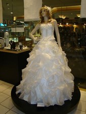 Couture Pearl Embroidered Wedding Dress