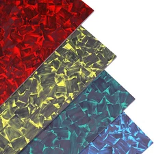 Colored Carbon Fiber Sheet, 200x300MM Forged Carbon Composite Laminate Plate