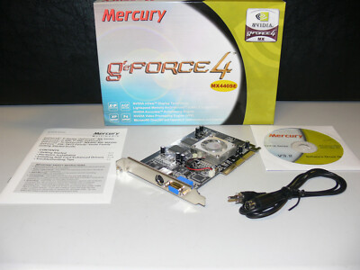 Nvidia GeForce4 MX440SE 64MB Grafikkarte KOB N884LTM-64 Neu in OVP