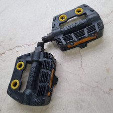 Tioga Surefoot Flat Mountain Road Bike Pedals retro Pair of bicycle mtb black