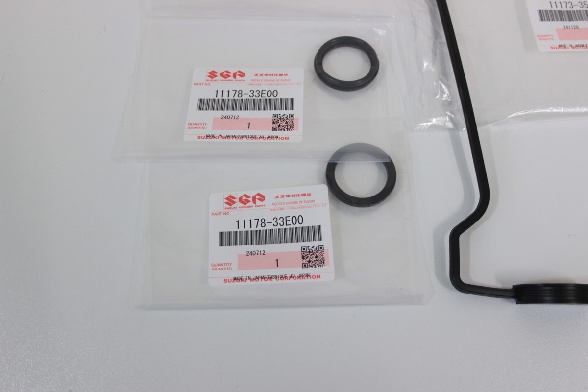 Valve Cover Gaskets 11173-35F00 11178-33E00 Fit SUZUKI 01-16 GSXR