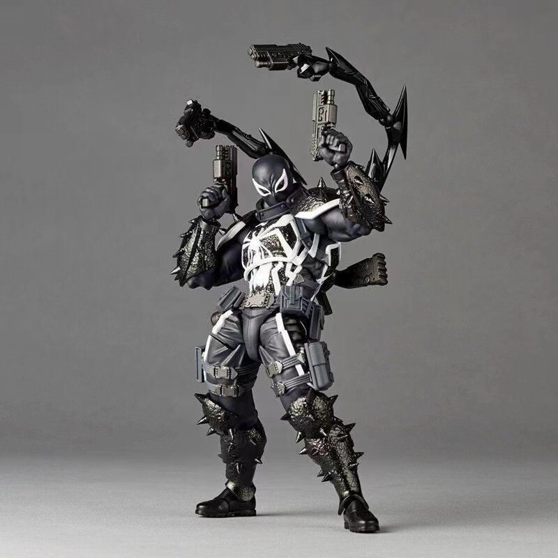 REVOLTECH AGENT VENOM フィギュア Kaiyangdo Revoltech Amazing Agent Venom Action Figure CT Toys