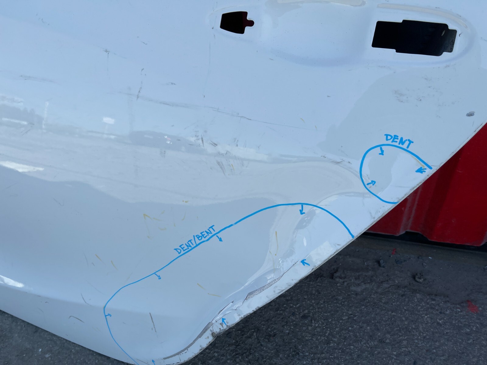 2014 2015 2016 2017 MASERATI GHIBLI LEFT REAR DOOR OEM