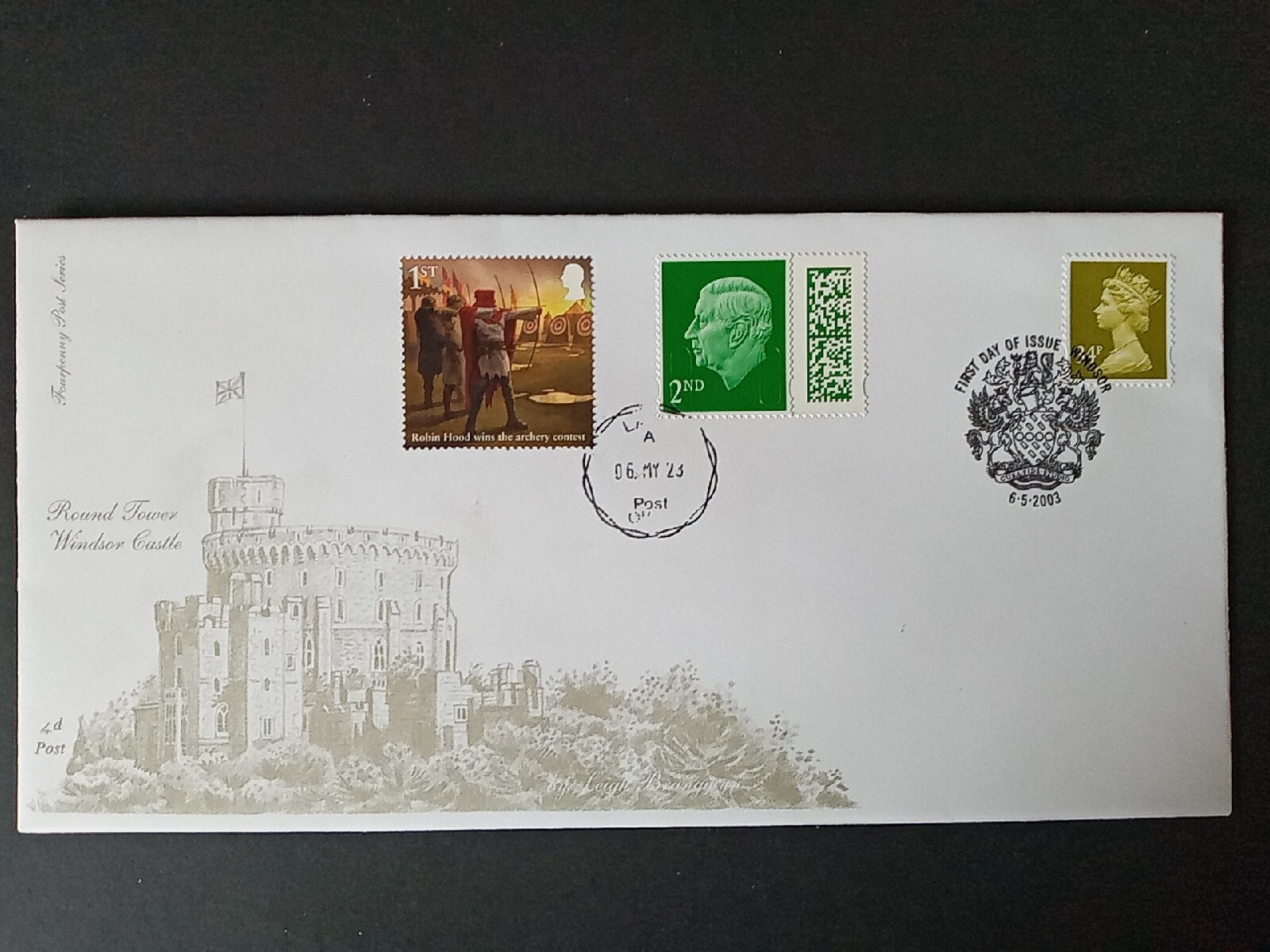 stamps gb fdc Coronation Day King Charles Grelly USA