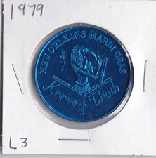 1979 KREWE OF Thoth/All Things Beautiful In Our Eyes  Mardi Gras DOUBLOON  (L3)