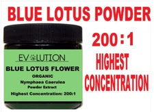 Blue Lotus Flower / Nymphaea Caerulea Powder 200:1  Great & Strong