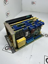 FANUC A16B-1211-0850-01, A02B-0098-B511 Rack With I/O, Memory, PMC Mother Boards