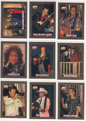 1992 Branson On Stage Country Music Trading Cards Pick / Choose From List / bx35