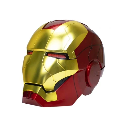 AUTOKING 1:1 Wearable JARVIS Voice Control Cosplay Iron Man MK5 Helmet Mask Gift - Foto 29 di 50
