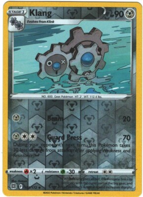 Klang 103/172 Brilliant Stars Reverse Holo Uncommon Pokemon Card TCG  Pokmon | eBay
