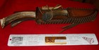 BCS  SCHOPP MONTANA TROPHY HUNTER DUO BUFFALO , RAM , SNAKE   CUSTOM KNIFE — photo 1