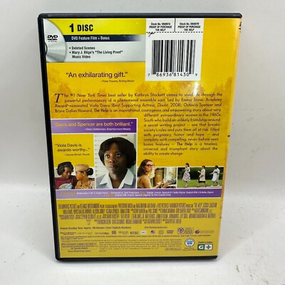 The Help DVD Movie Rated PG-13 Dreamworks NTSC Widescreen