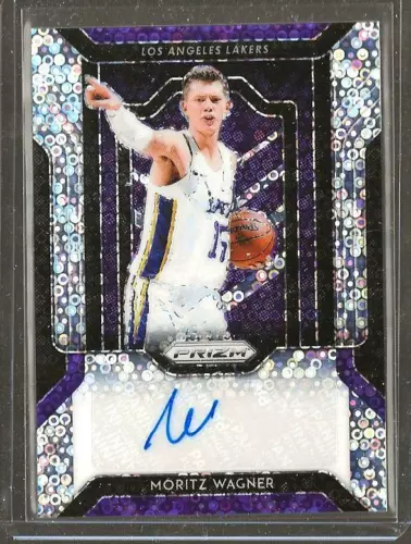 2018-19 Panini Prizm Fast Break Moritz Wagner Rookie Silver Disco Autograph