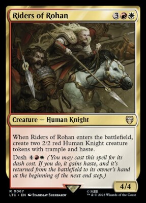 Riders of Rohan 0067 Non Foil Rare LOTR Commander MTG Near Mint