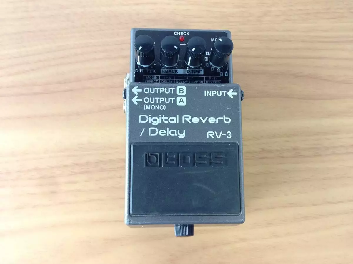 BOSS RV-3 Digital Reverb Delay Guitar Effects Pedal Test Completed from  japan