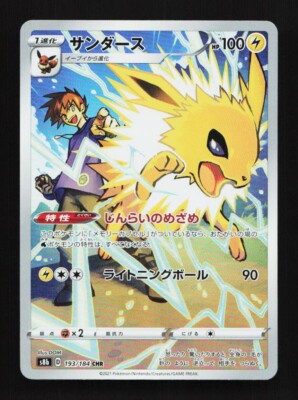 ★PSA10★【サンダース/CHR/S8b】JOLTEON 193/184 PSA 10 GEM MINT JAPANESE POKEMON 2021 JOLTEON 193/184 VMAX