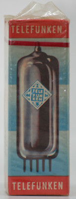 2x Vintage ECF86 6HG8 Telefunken Radio-Röhre Audio HiFi Tube NEW/NIB in BOX