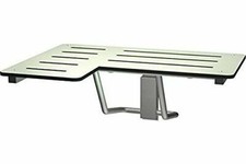 ASI 8206-L Shaped Folding Shower Seat RIGHT Hand, New as pictured