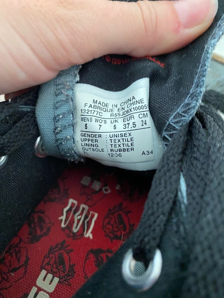 Gorillaz x Converse Chuck Taylor - Fall 2012 Collection RARE sold out everywhere - Image 4 of 4