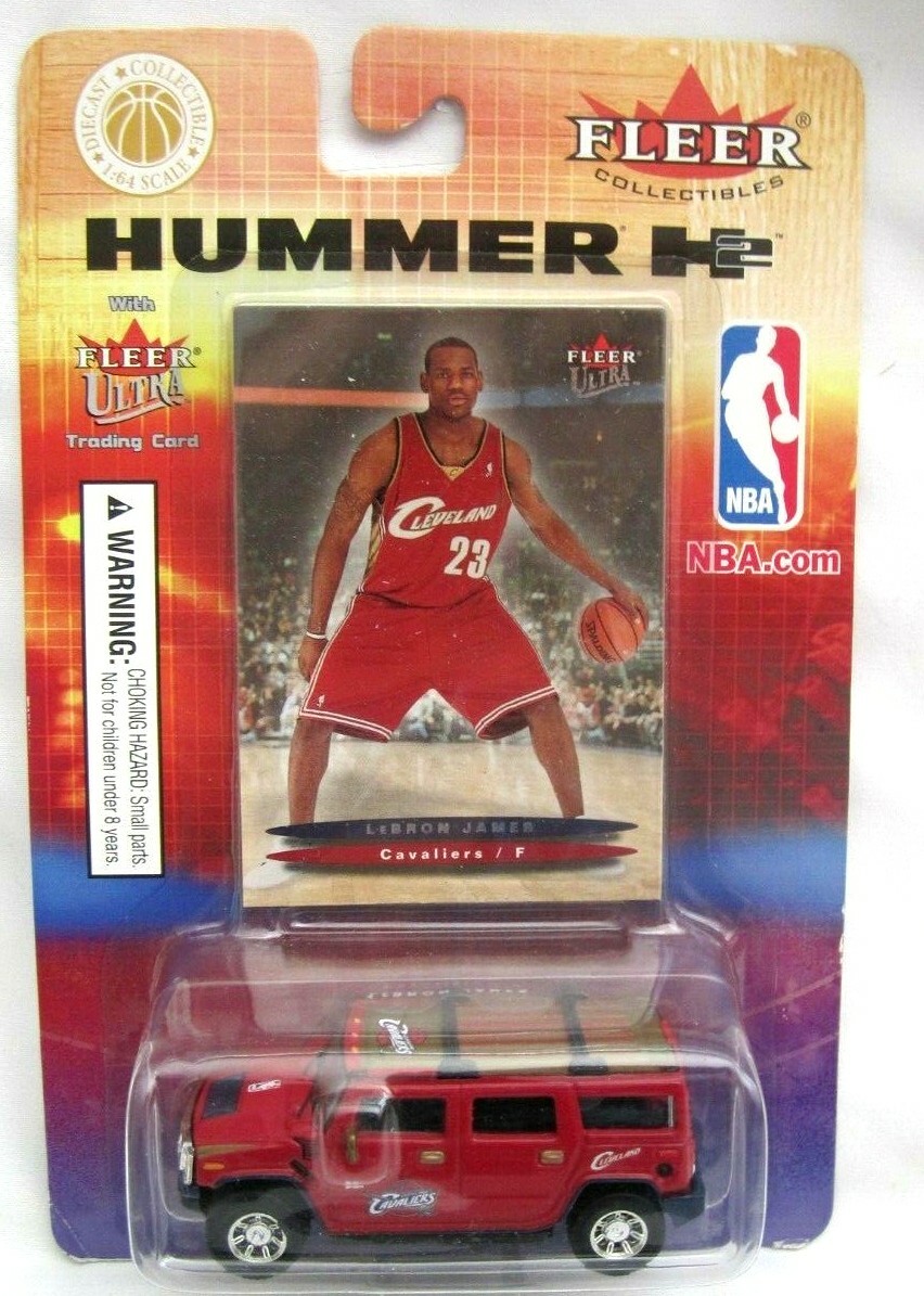 Lebron James RC 2003-04 FLEER ULTRA Rookie Card+1:64 Scale