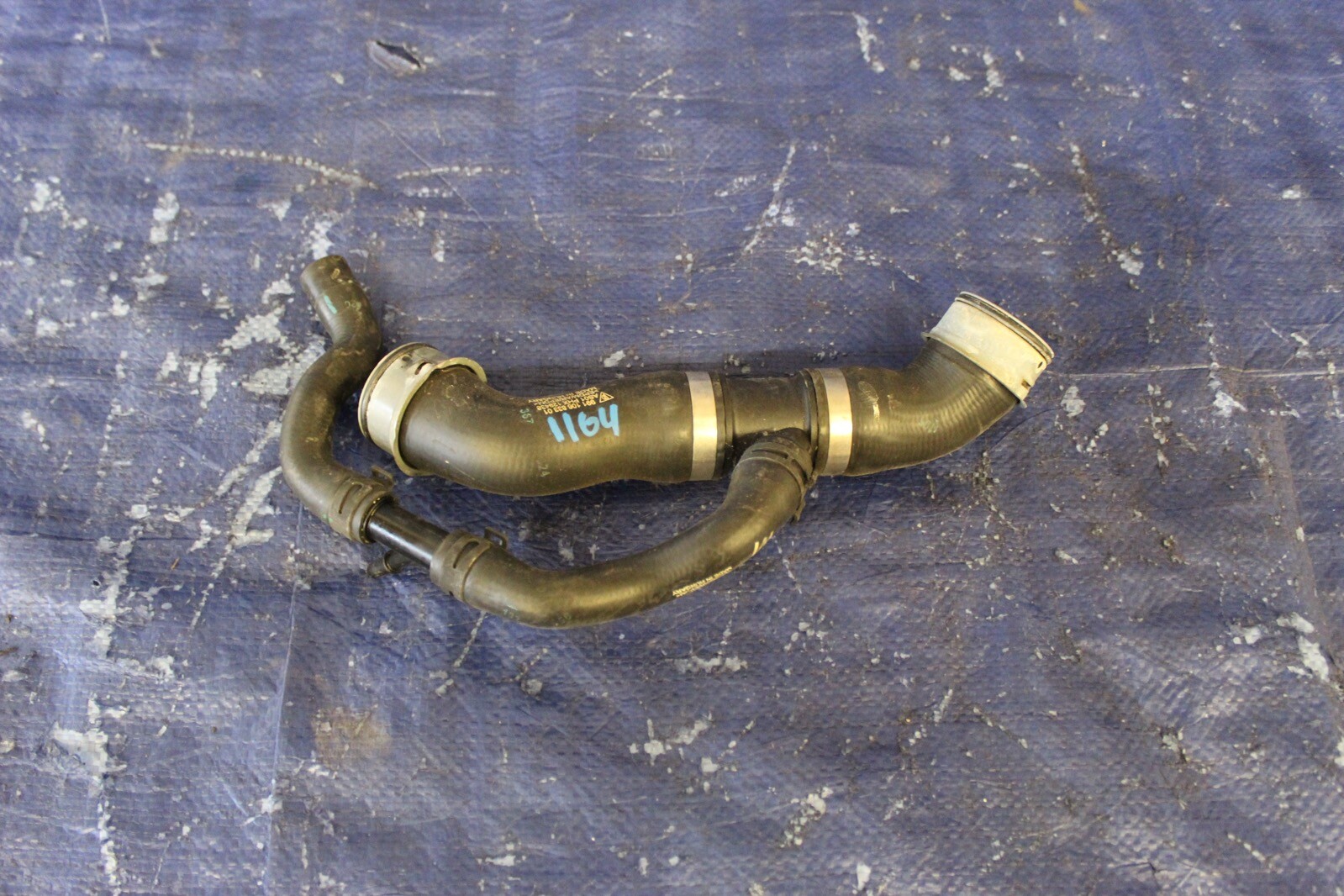 2014 PORSCHE 911 GT3 COUPE 3.8L 997 OEM ENGINE COOLING HOSE LINE #1164