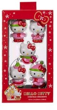 Hello Kitty Christmas Ornaments Set of 5 New in Box