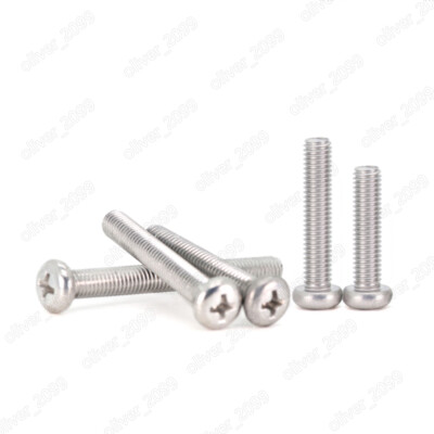 Aluminum Alloy 6063 Phillips Cross Pan Head Screws 4# 6# 8# 10#