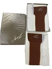 vintage Hanes hosiery 2 Pair stockings in box NOS thigh high sandalfoot 8.5 9.5