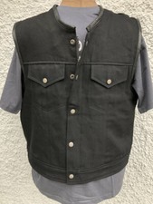 Bad Company Jeansweste Bikerweste Kutte Modell Bad Co.Denim Zip 