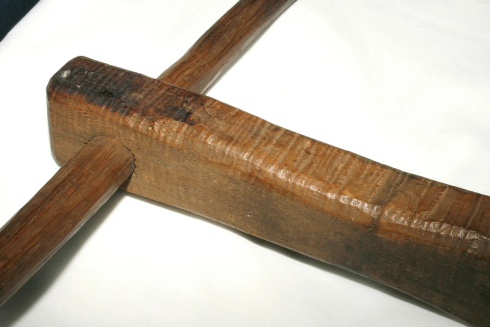 Rope WRENCH Tightener, Hickory, 19th Century, Early Rope Bed, T Handle. 14” - Image 4 of 4