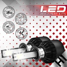 2x H1 12v Cree Led Headlight High Beam Low Beam Light Smd Bulbs Vehicle Lamp