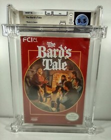 Bard's Tale New Nintendo NES Factory Sealed WATA Grade 8.5 B+ Near Mint Rare