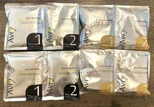 Avry Beauty Jelly Spa Bath 4 Set (Pack1/Pack2) x2 Milk & Honey/x2 Charcoal Detox