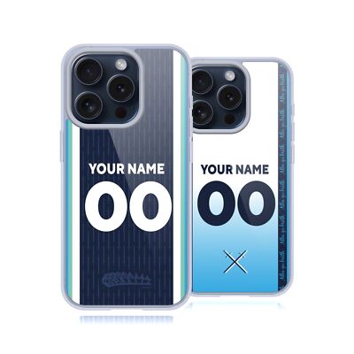 CUSTOM PERSONALIZED SCOTLAND RUGBY 2024/25 KIT GEL CASE FOR APPLE iPHONE PHONES
