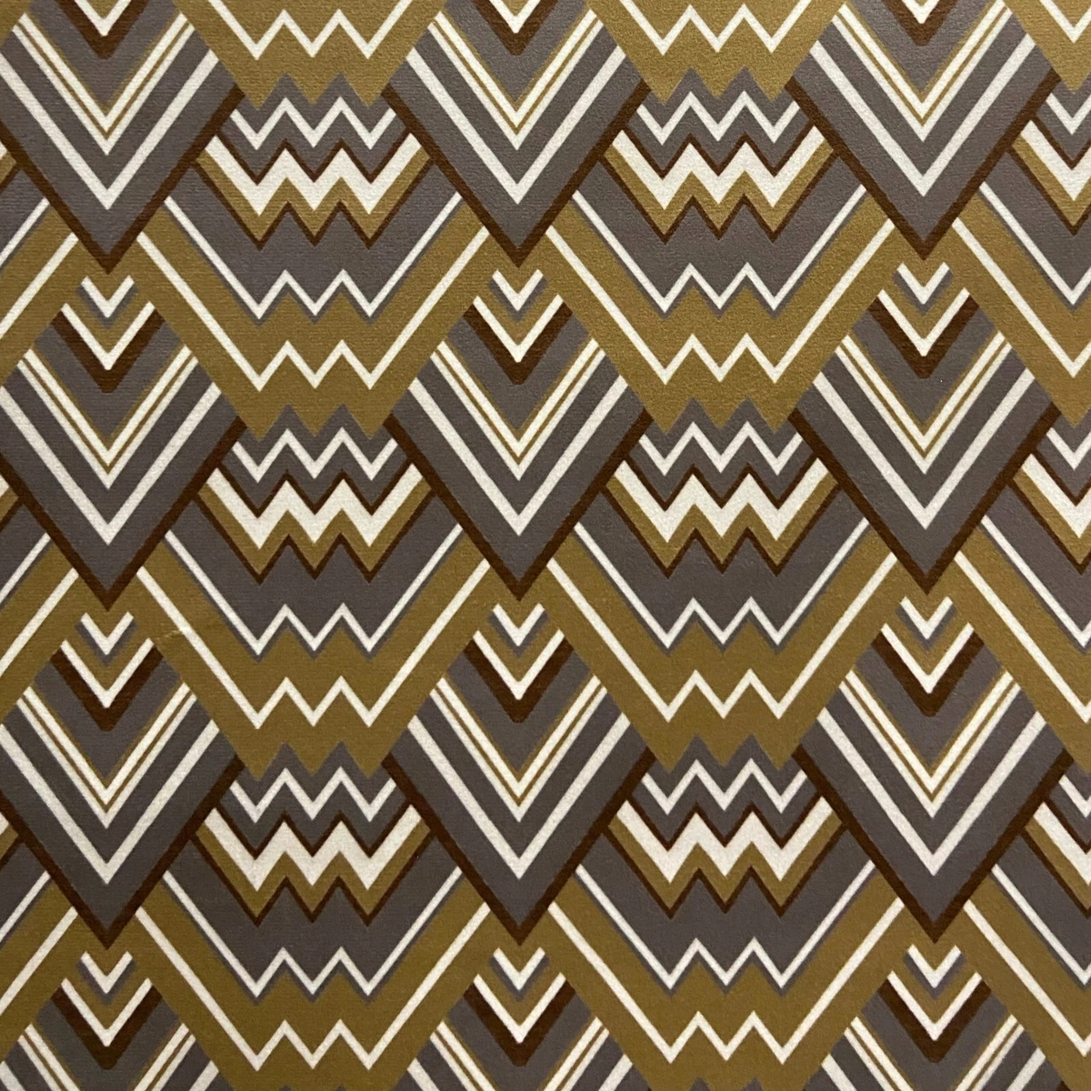 Velvet Microfiber Fabric Geometric Print, 54" Wide, for Decor & Crafts, By Yard