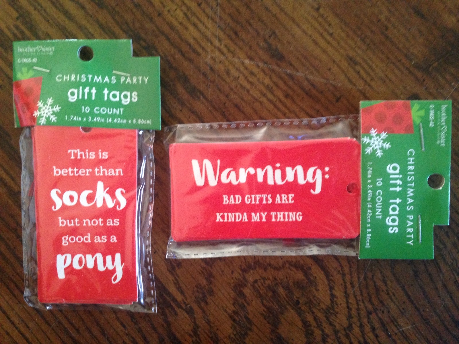 10 etichette meglio delle calze ma non buone come pony avvertimento cattivi regali un po' la mia cosa