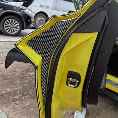 For Chevrolet Corvette C8 2020-2024 Real Carbon Fiber Car Inner Door Cover Trim - Picture 4 of 8