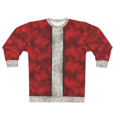 Santa Claus UGLY CHRISTMAS SWEATER Funny Xmas Party Costume Holiday Sweatshirt