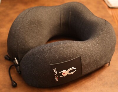 SPYDER Neck Travel Pillow Memory Foam Comfy Sleep Head Rest