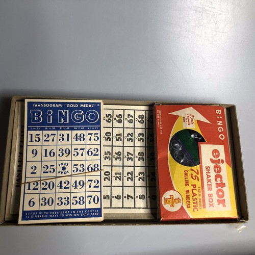 BINGO A Transogram Gold Medal Game Vintage Board Game, 1948, Original Box - Picture 2 of 3